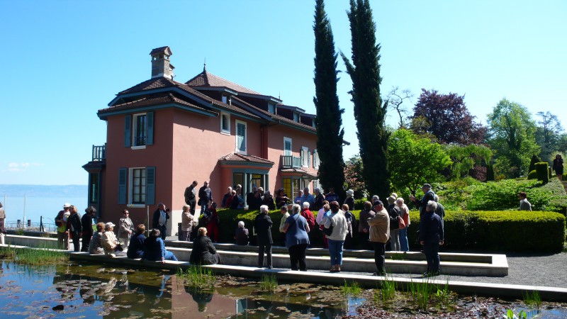 Evian - Visite du Jardin de l'Eau du Pré Curieux